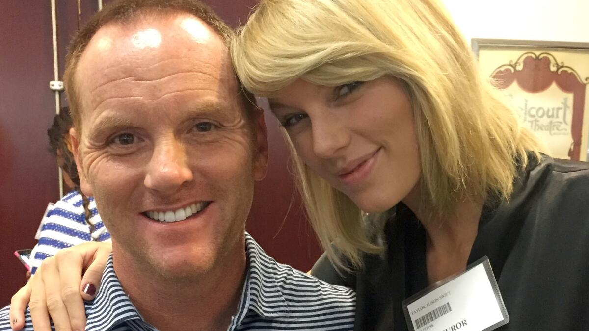 Taylor Swift and business owner Bryan Merville were potential jurors in Nashville on Monday.