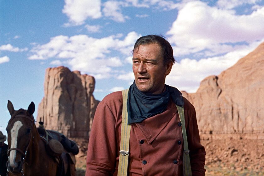 John Wayne in "The Searchers."