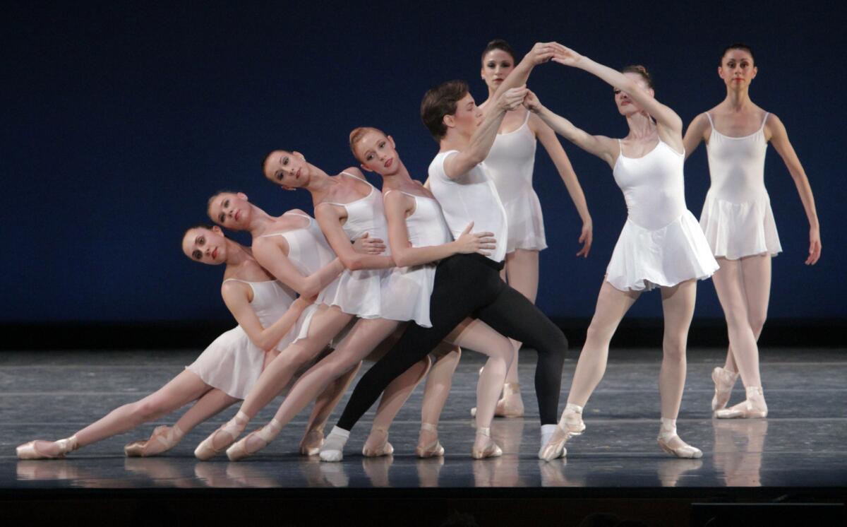 Los Angeles Ballet salutes choreographer George Balanchine in performances at the Broad Stage this week.
