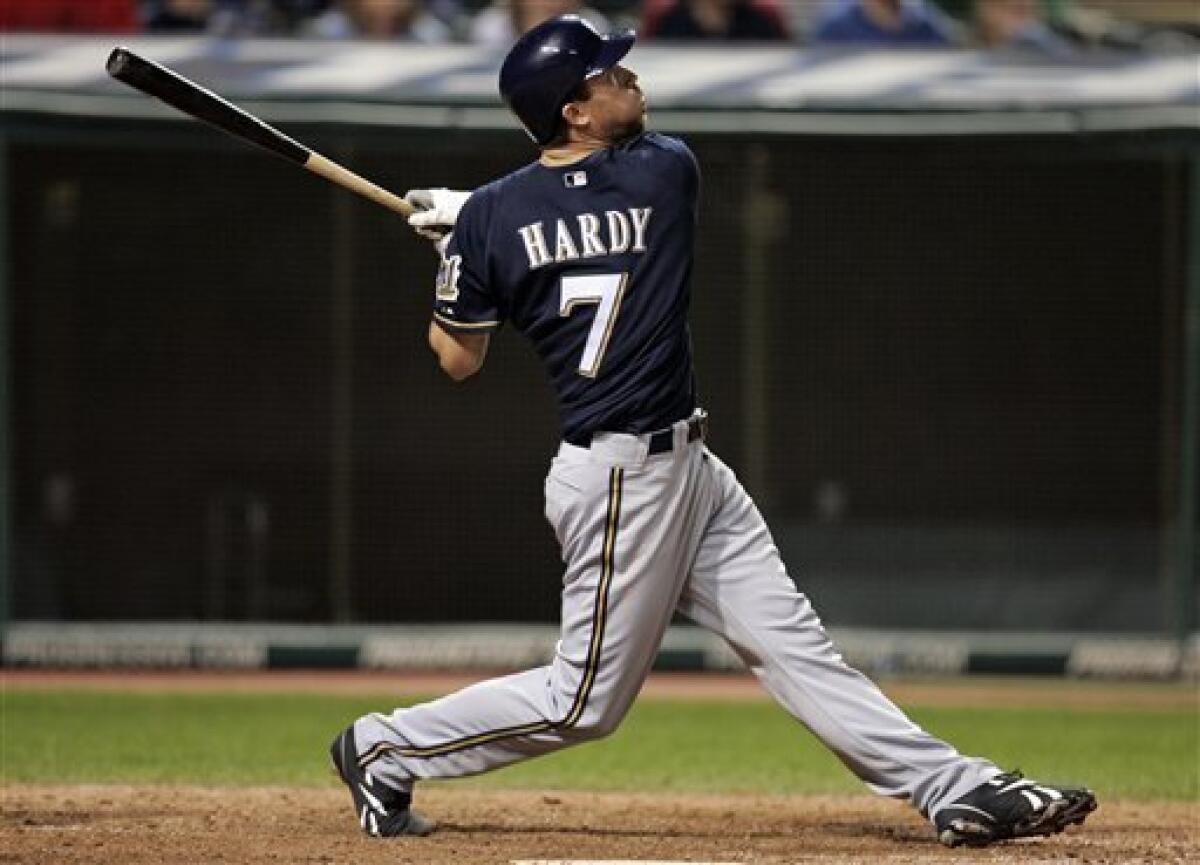 J. J. Hardy  Hot baseball players, Brewers baseball, Hardy