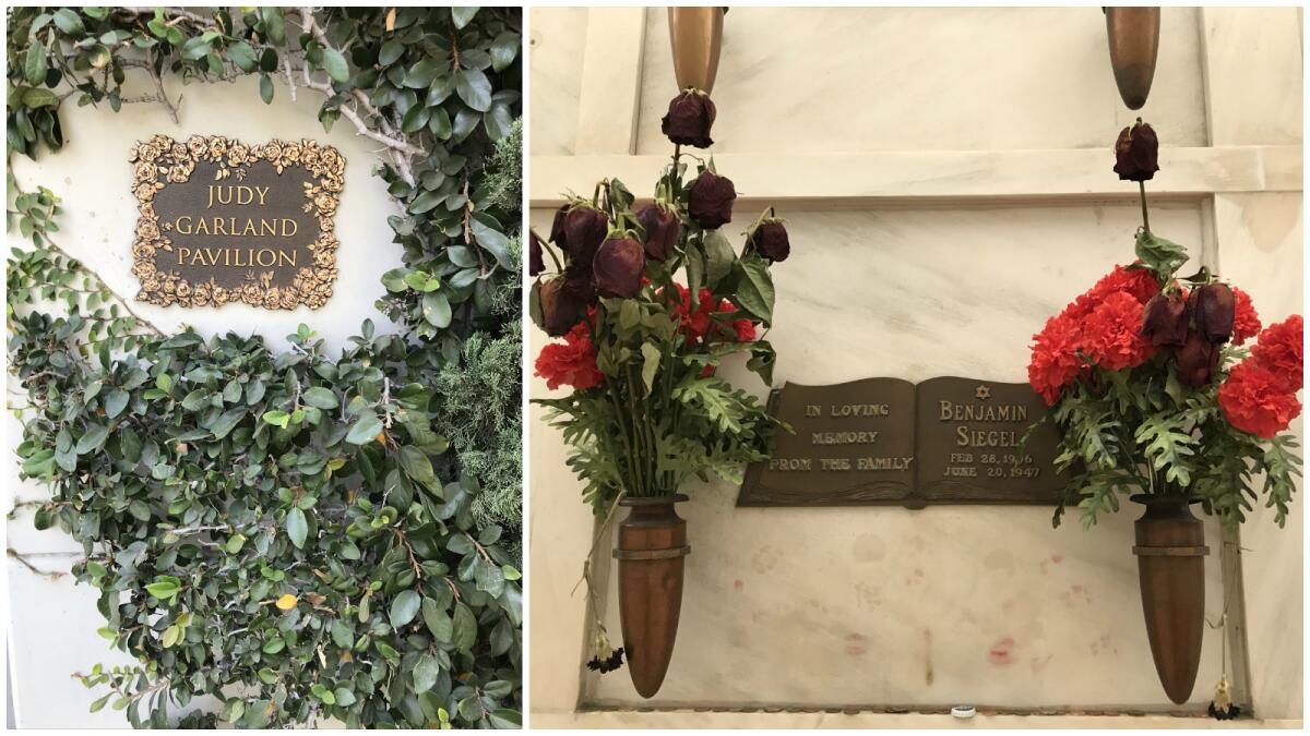 Hollywood Forever cemetery's notable residents include Judy Garland and Bugsy Siegel