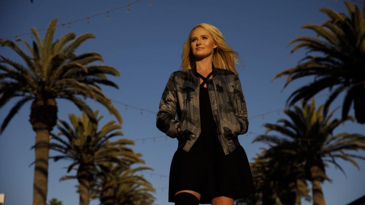 Conservative media firebrand Tomi Lahren in Hermosa Beach. She is now a host on Fox Nation, the new digital streaming service from Fox News.