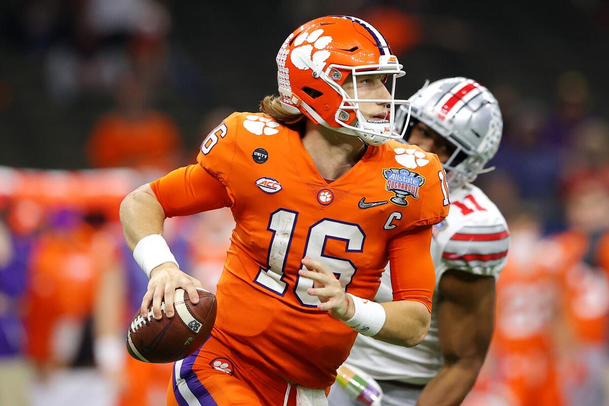 2021 NFL Mock Draft: Clemson's Trevor Lawrence goes No. 1 overall to the  Jaguars, Jets take BYU's Zach Wilson at No. 2, NFL Draft