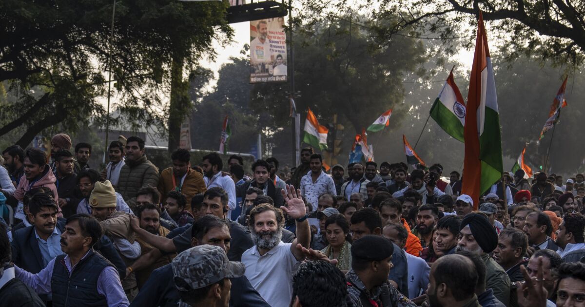 Can Rahul Gandhi and his  2,175-mile march save democracy in India?