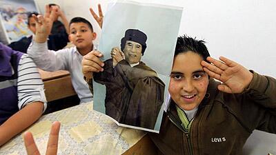 Libyan schoolchildren