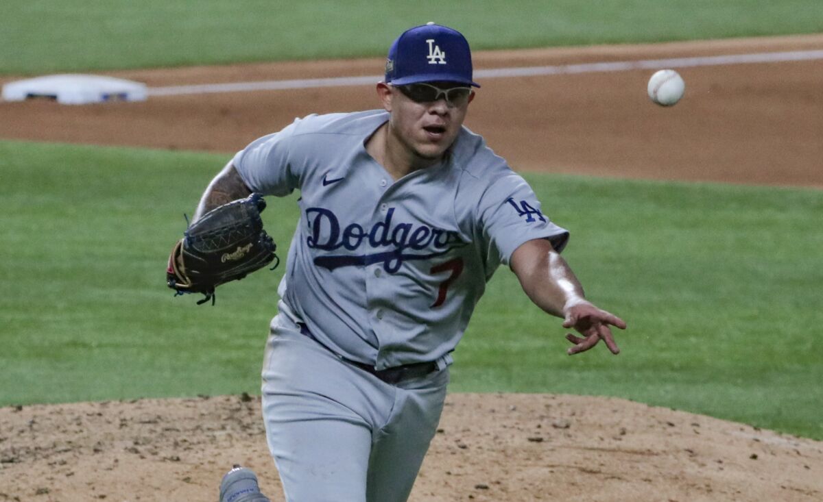  Julio Urías could give the Dodgers an advantage in starting pitching in Game 4 of the World Series. 