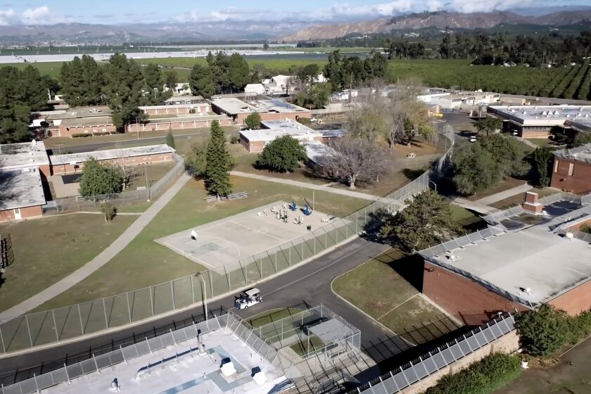 February 2023 aerial view of the Ventura Youth Correctional Facility in Camarillo.