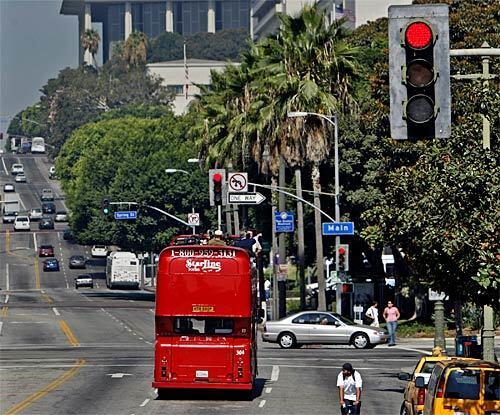 Double-deckers in L.A.