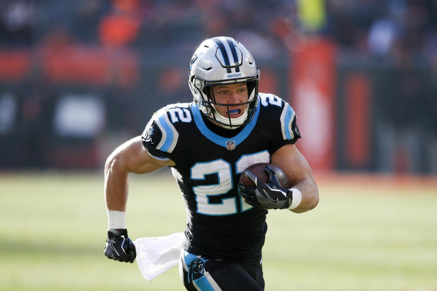 Christian McCaffrey Wallpaper Discover more American, Carolina Panthers,  Christian McCaffrey, football…