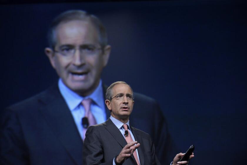Comcast Corp. CEO Brian Roberts speaks this month at the Cable Show trade show in Washington.