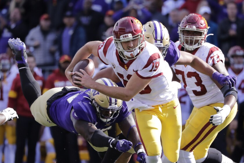 Hernandez: USC can't summon anything special in 28-14 loss to Washington - Los Angeles Times