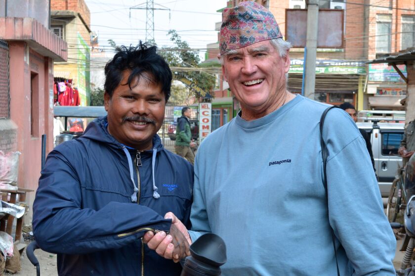 San Diego filmmaker Ron Ranson, on location in Nepal.