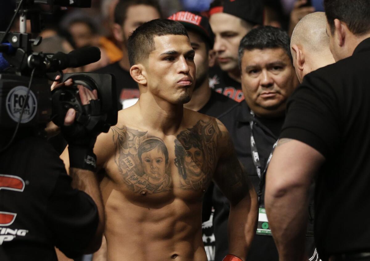 Anthony Pettis, shown in 2013, will fight Max Holloway at UFC 206 on Saturday in Toronto.