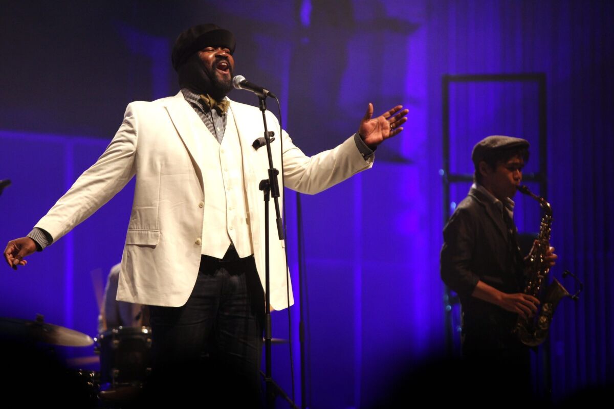 Gregory Porter typically performs between 200 and 250 concerts a year around the world.