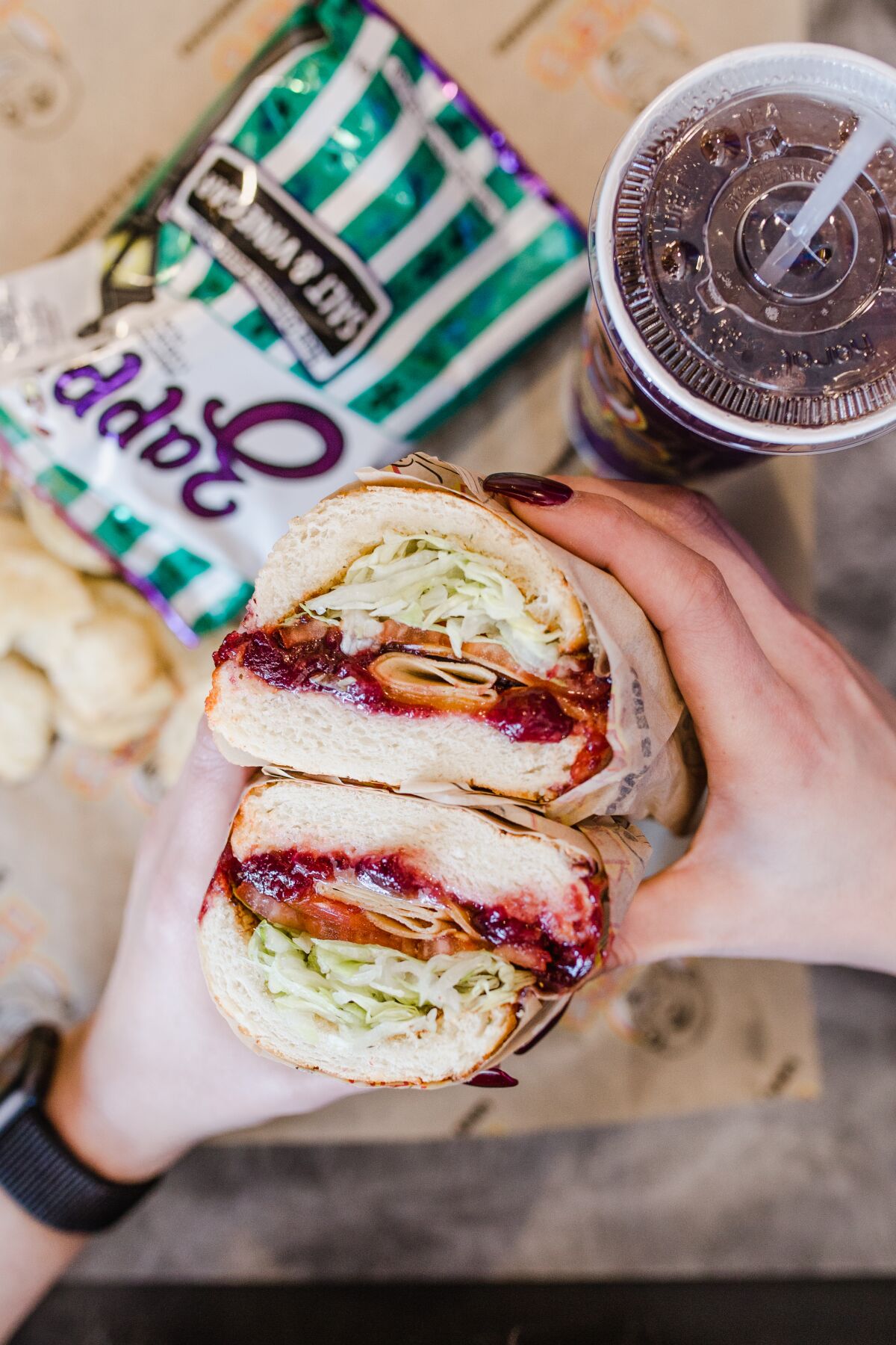 A lot of love stuffed into Ike's Sandwiches.