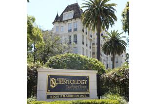 The Church of Scientology Celebrity Centre is pictured, Friday, April 21, 2023, in Los Angeles. (AP Photo/Chris Pizzello)