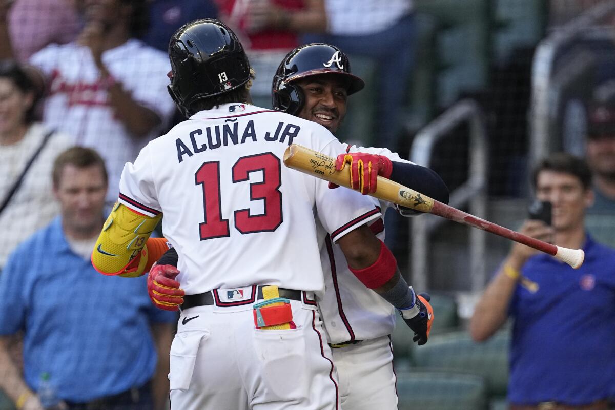 Ronald Acuña Jr. drives in four runs in zany 10-9 Atlanta Braves spring win  over Blue Jays - Battery Power