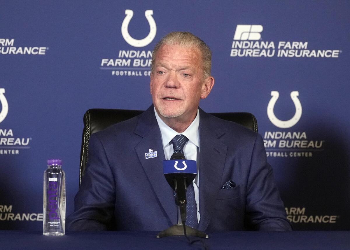 Report: Colts executive called 911, concerned that owner Jim Irsay had  congestive heart failure - The San Diego Union-Tribune