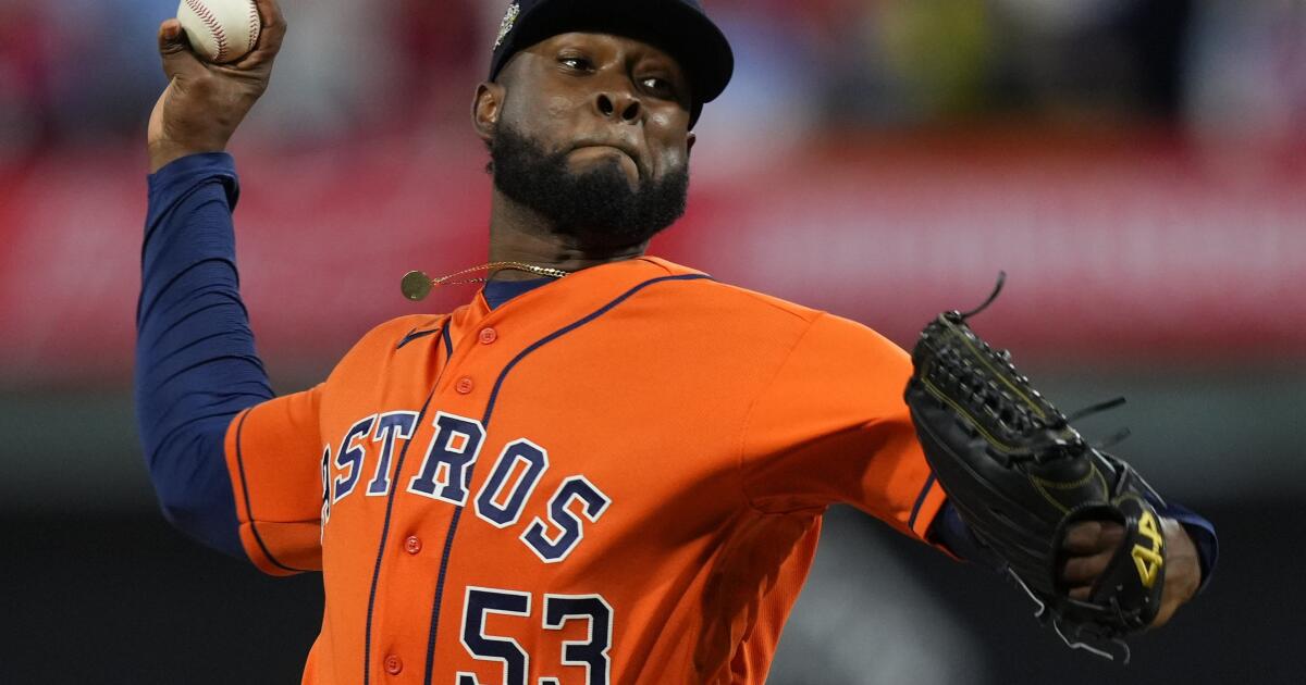 Cristian Javier, Astros agree to $64M, 5-year contract - The San