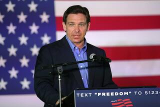 FILE - Republican presidential candidate, Florida Gov. Ron DeSantis, speaks during a campaign event, June 2, 2023, in Lexington, S.C. A federal judge temporarily blocked portions of a new Florida law that bans transgender minors from receiving puberty blockers, ruling Tuesday, June 6, that the state has no rational basis for denying patients treatment. (AP Photo/Artie Walker Jr., File)