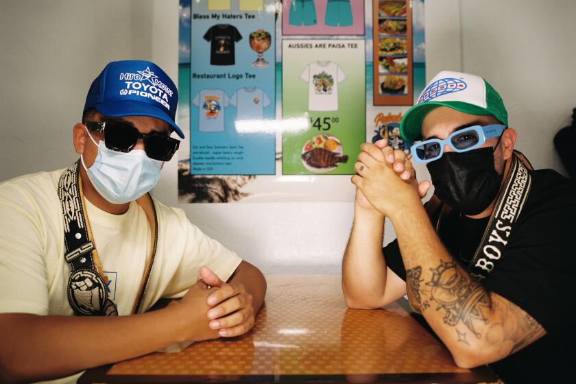 Joey Barba (green and white hat) and Javier Bandera (blue hat) from Paisaboys for the Image Maker story in the Image magazine, issue 04.