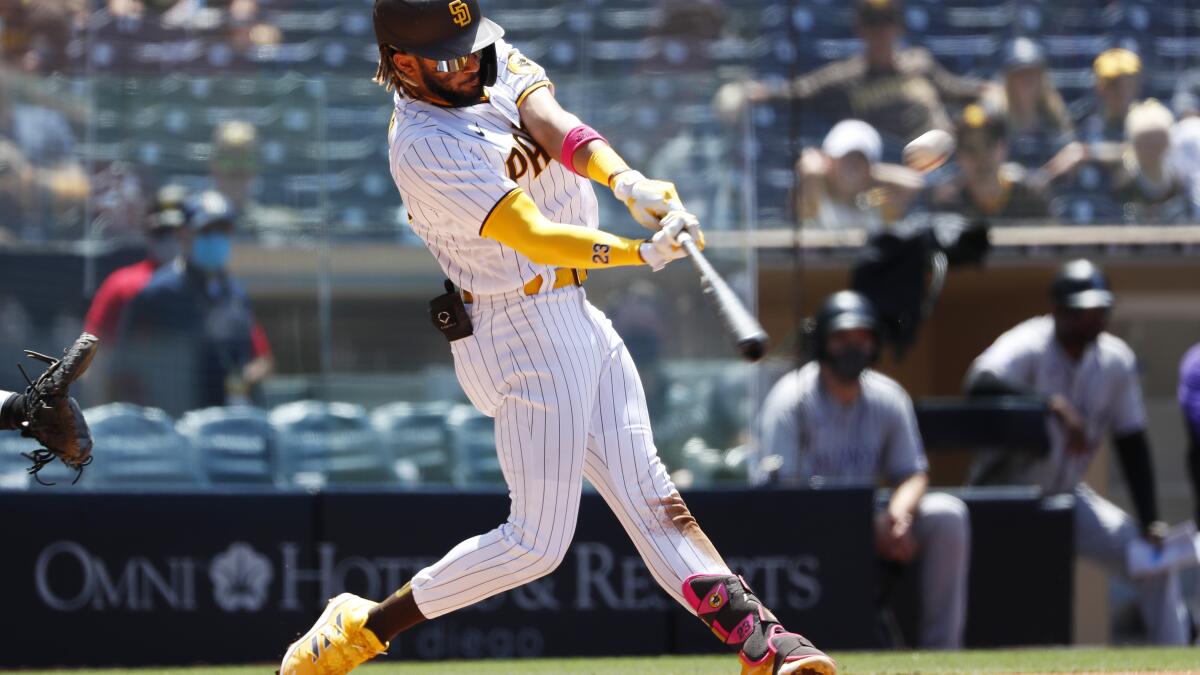 Fernando Tatis Jr. homers in return, Padres sweep Rockies – The