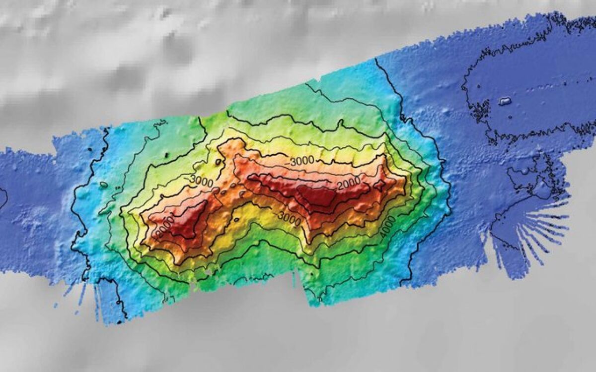 An underwater mountain 1,100 miles south-southwest of Hawaii has been named after Walter Munk.