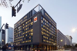 Seen here is citizenM's hotel in downtown Los Angeles. 