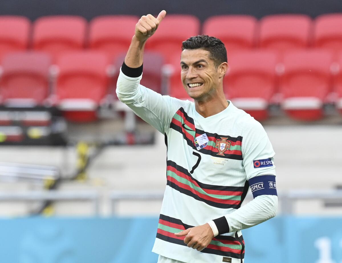 Portugal's Cristiano Ronaldo  
