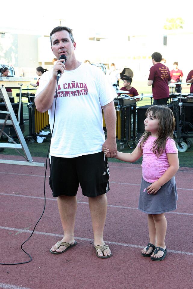 Photo Gallery: La Canada High School Marching Band pre-season practice performance