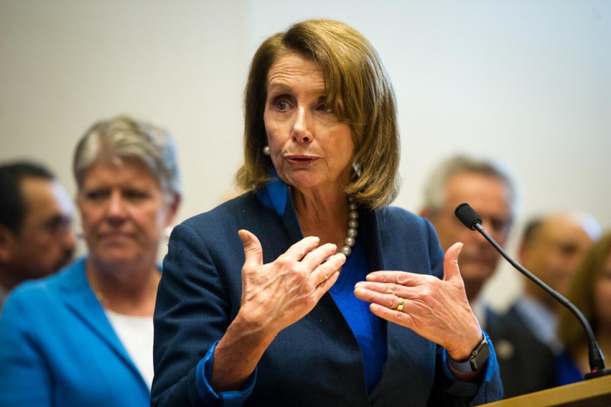 House Speaker Nancy Pelosi (D-San Francisco) in Los Angeles in 2017.