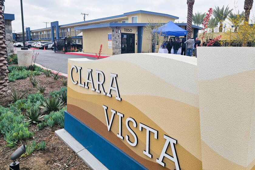 Clara Vista opened on the site of the former Tahiti Motel in Stanton and now offers 60 units of permanent supportive housing