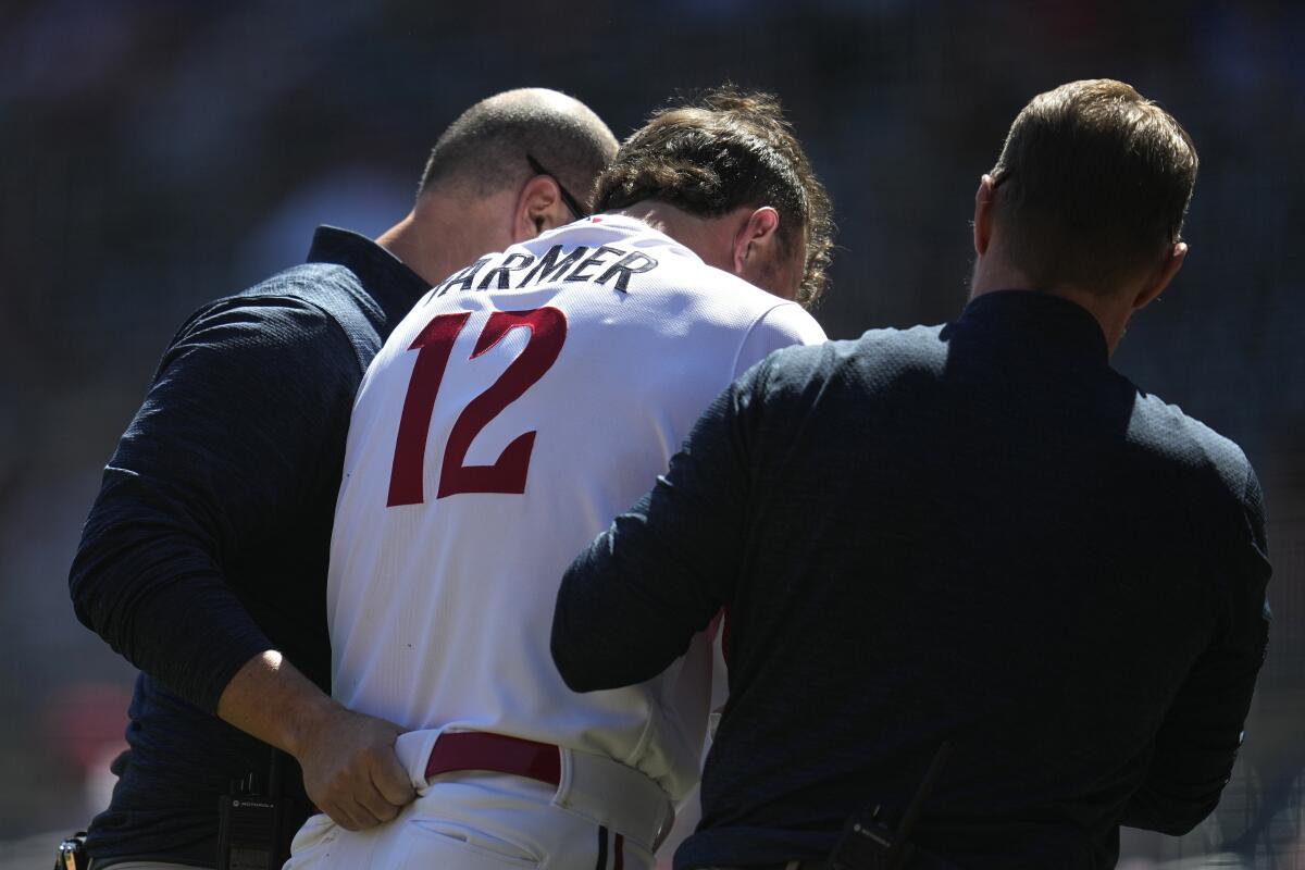New Red Sox player removed from game after being hit in face with pitch