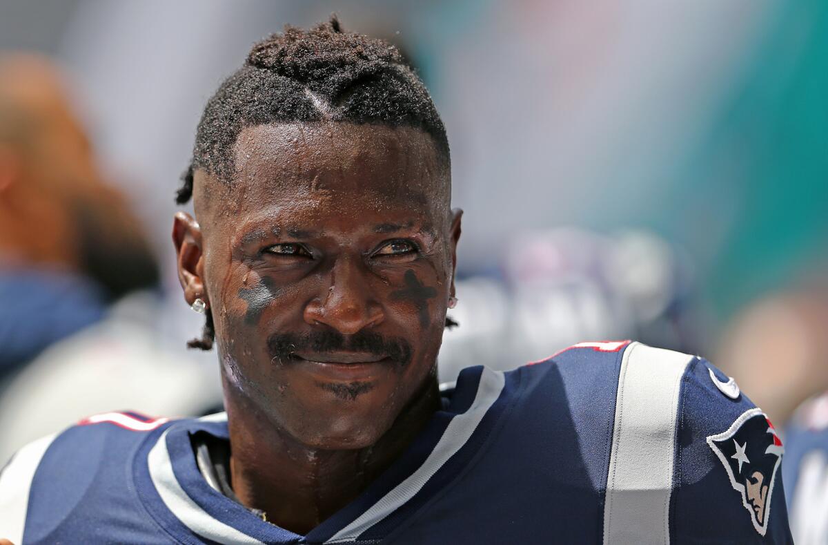 Antonio Brown played one game with the New England Patriots last month before getting cut.