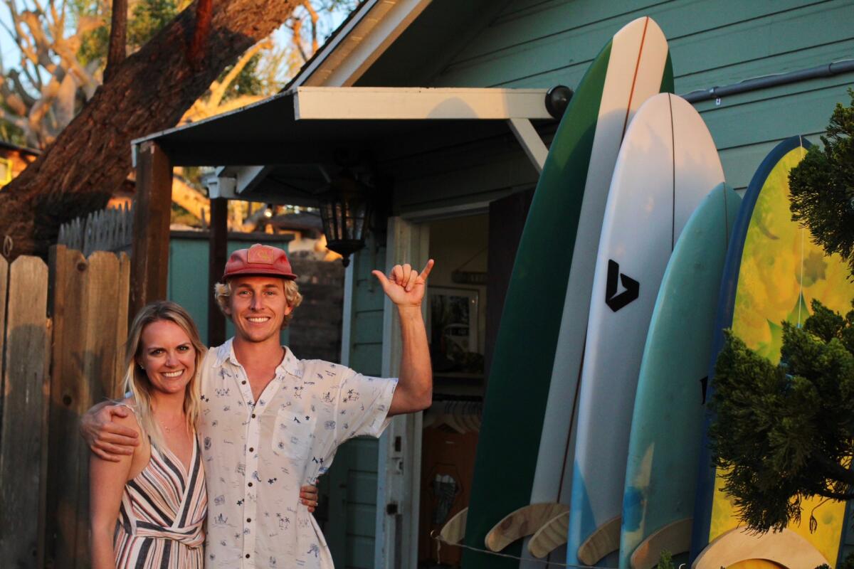 Brian and Emily Poage, owners of The Aloha Bungalow in Redondo Beach, have opened a second outlet in Leucadia.