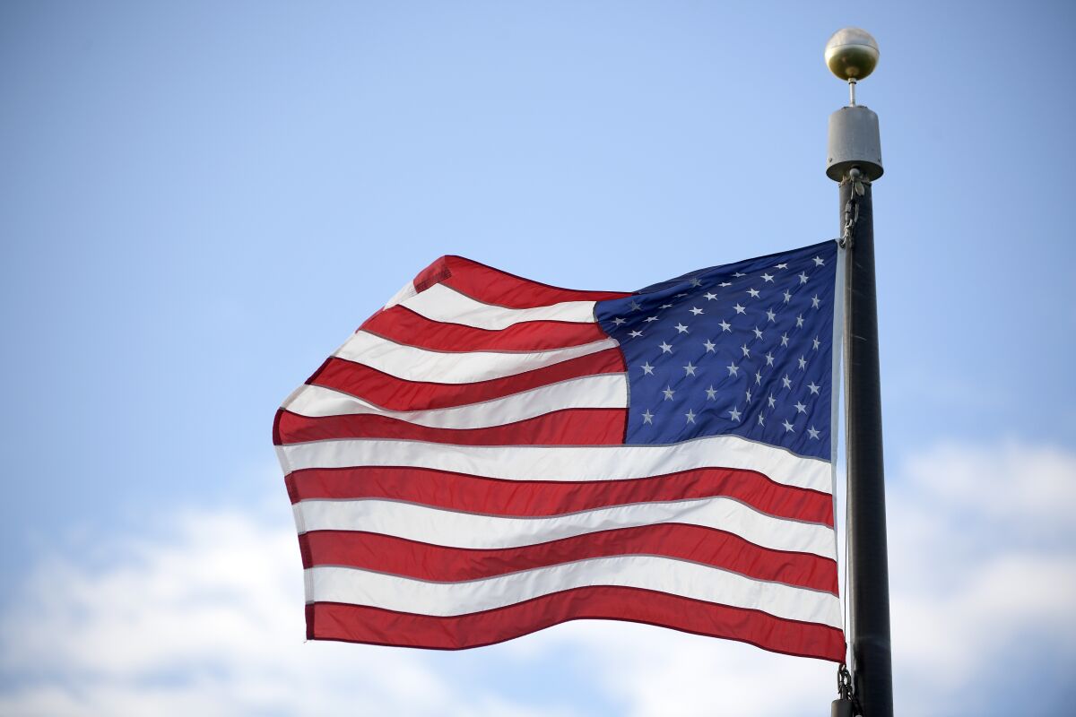 A United States flag