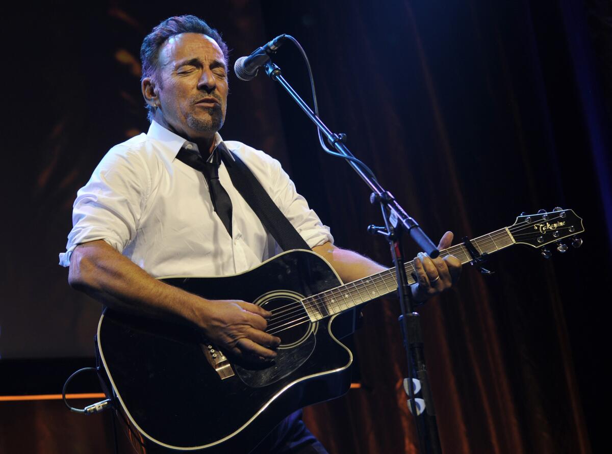 Bruce Springsteen, shown performing in Los Angeles in May, returns to headline the Stand Up For Heroes benefit concert on Nov. 5 in New York.