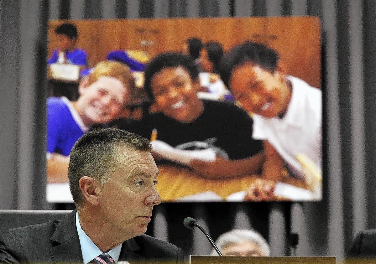 Supt. John Deasy has talked lately of having different priorities from the board and said he has considered whether he should remain in the job.