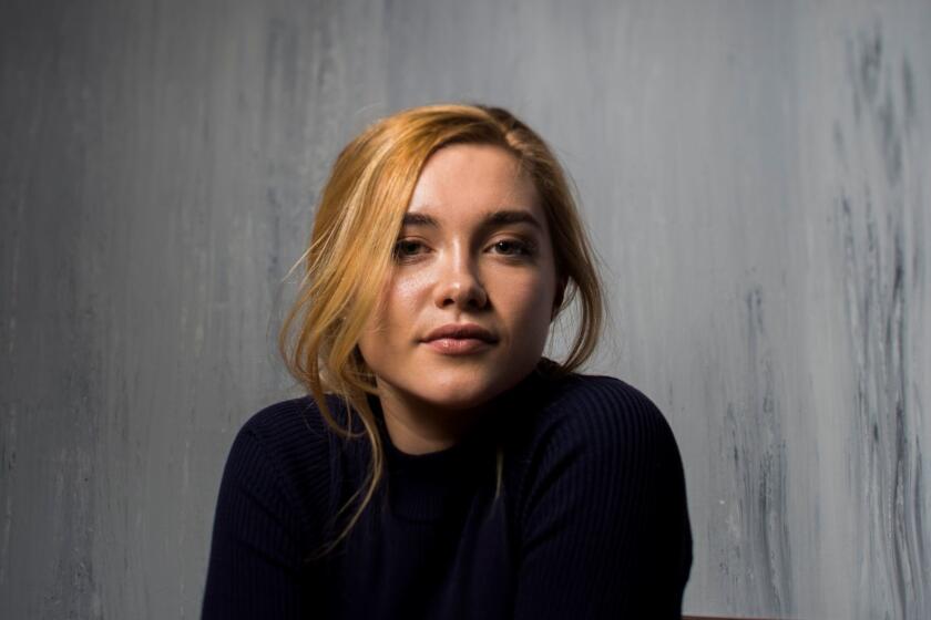 PARK CITY,UTAH --FRIDAY, JANUARY 20, 2017-- Actress Florence Pugh, from the film, "Lady MacBeth," photographed in the L.A. Times photo studio, during the Sundance Film Festival in Park City, Utah, Jan. 20, 2017. (Jay L. Clendenin / Los Angeles Times)