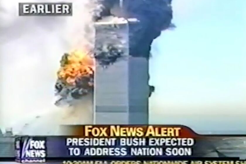 Fox News added a crawl to its screen on Sept. 11, 2001 which became a fixture for cable news.