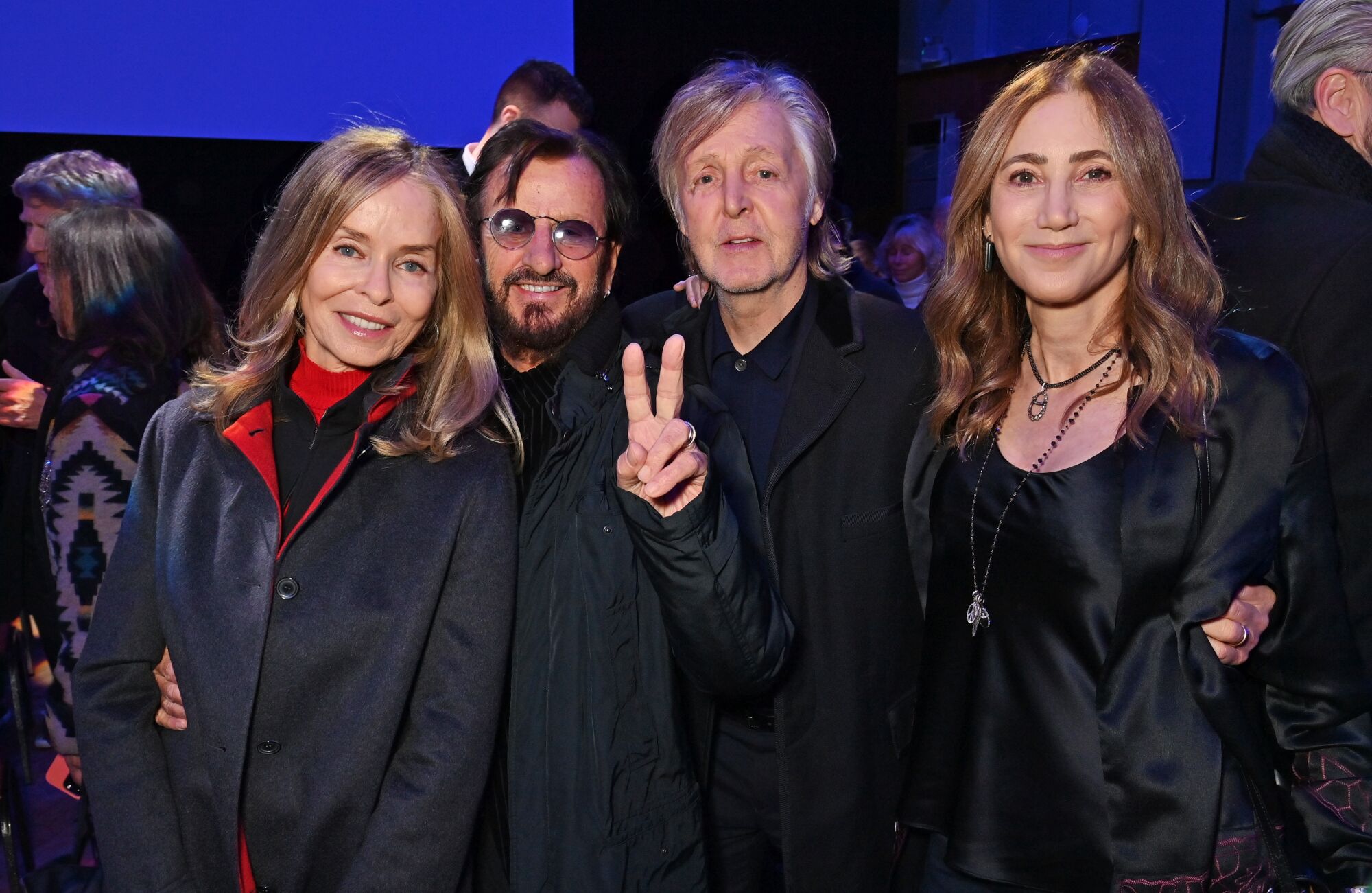 Barbara Bach, Sir Ringo Starr, Sir Paul McCartney and Nancy Shevell, Dec. 12, 2022.