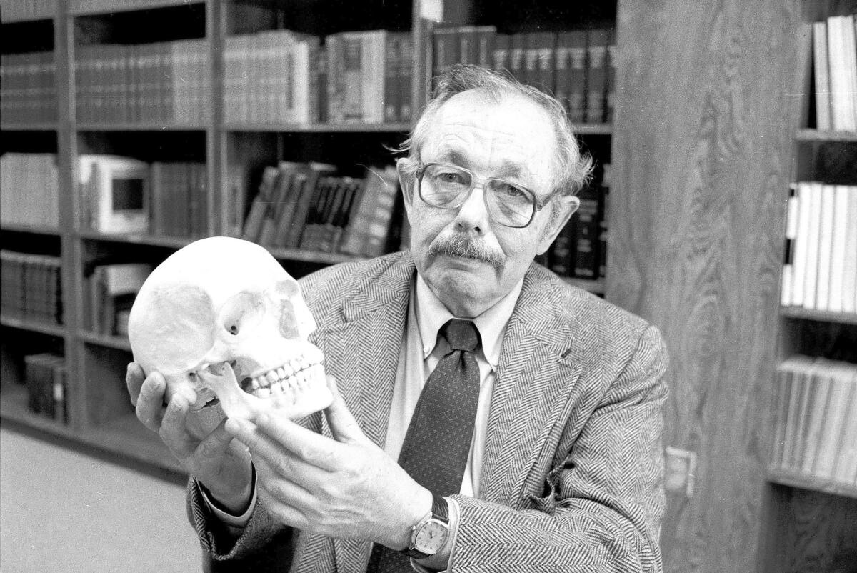 When human rights groups went to forensic anthropologist Clyde Snow for scientific proof of hidden atrocities, he helped out, sometimes on his own dime. Above, Snow in 1986.