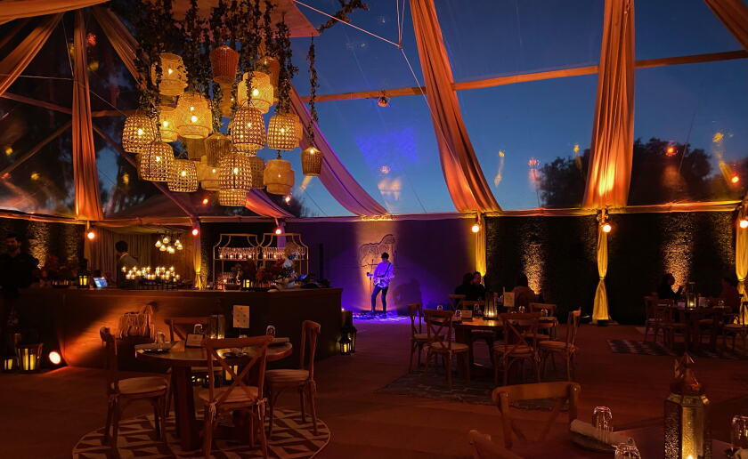Rancho Valencia Christmas 2022 Outdoor Dining Goes Glam At Rancho Valencia - Rancho Santa Fe Review