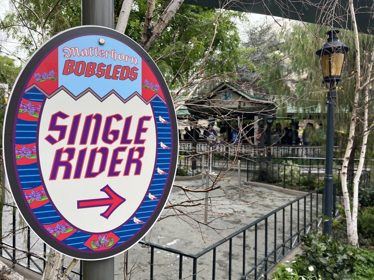 Single rider lines are a great way to maximize a solo Disneyland day.