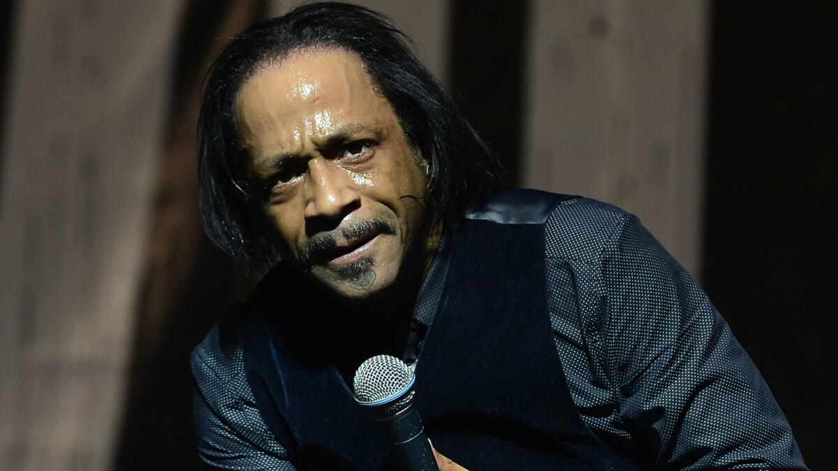 Comedian Micha "Katt" Williams performs during a comedy tour in Miami in 2014. He pleaded no contest Monday to a robbery charge.