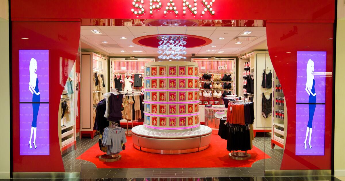 Spanx Display in Bloomingdale's Department Store Interior, NYC