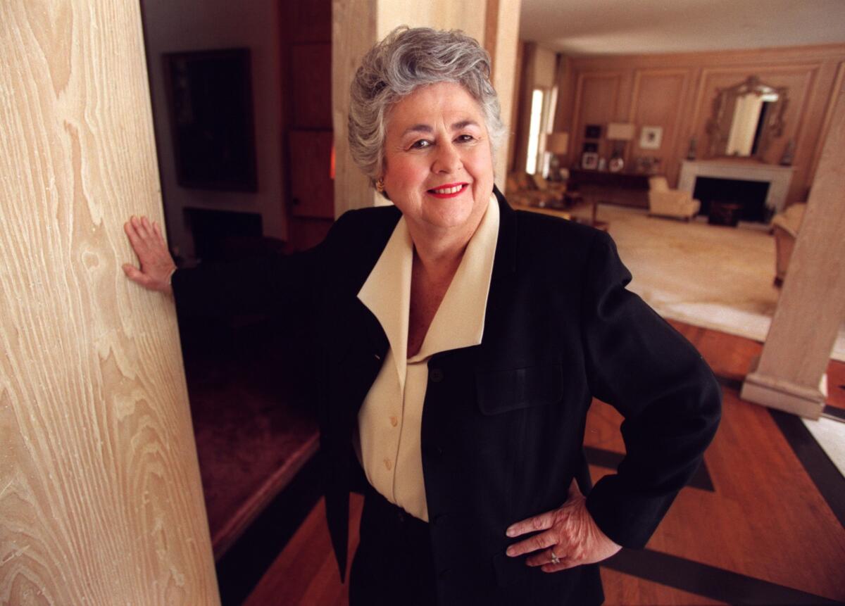 Newly appointed county Arts Commissioner Rosalind Wyman, pictured in 1999.