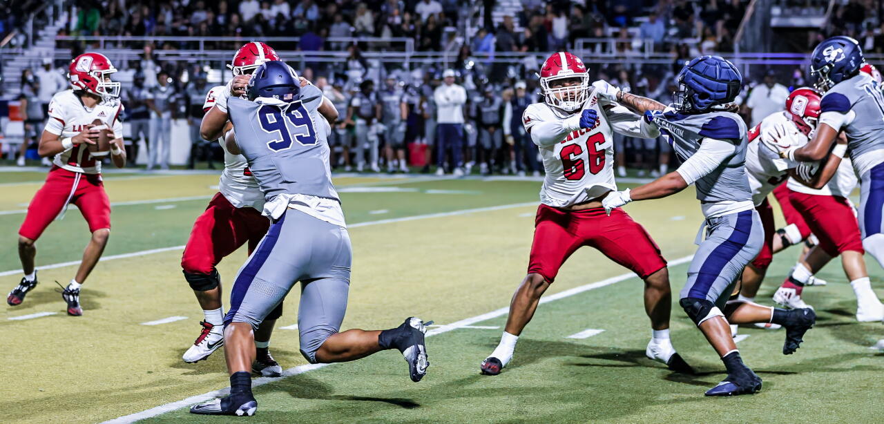 It was the battle in the trenches between Orange Lutheran and Sierra Canyon, which won 28-10.