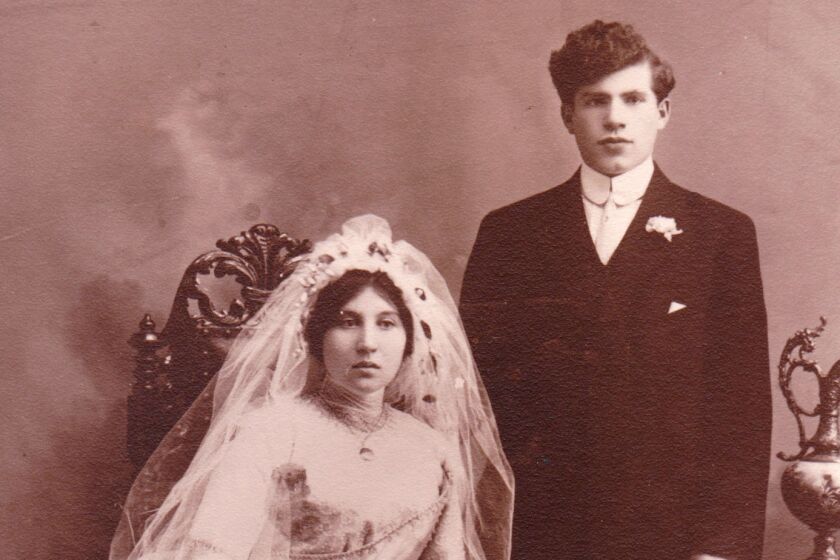 Sarah and Max Landsburg wedding, Dec. 1912.