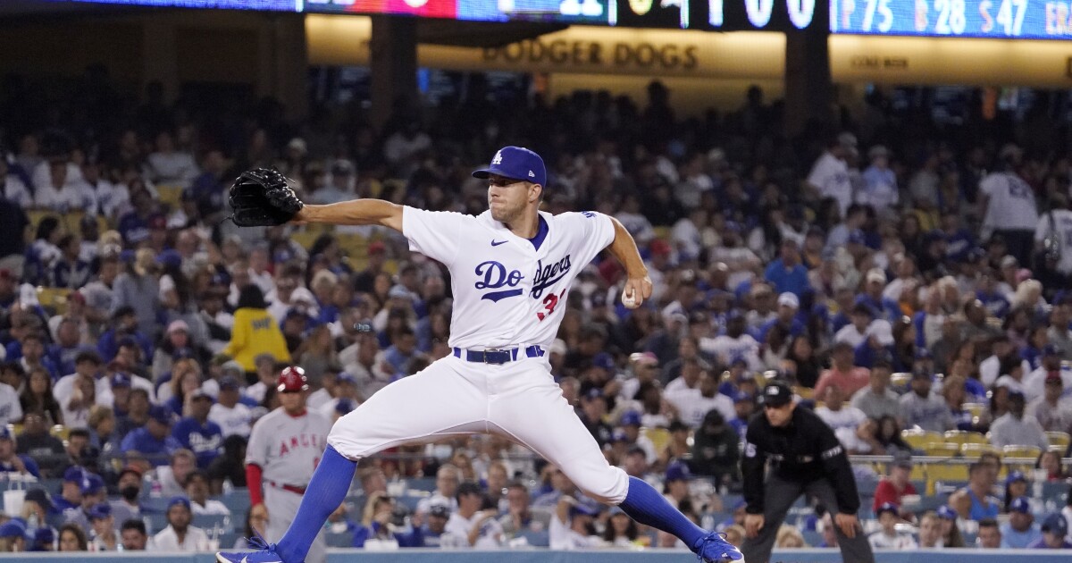 Tyler Anderson’s no-hit bid falls short in the ninth in Dodgers’ win over Angels